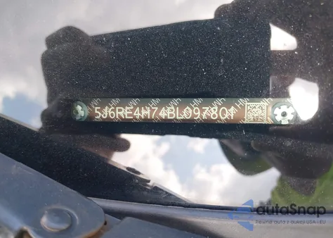 2011 Honda Cr-V Ex-L z USA, uszkodzony, nr VIN 5J6RE4H74BL097801